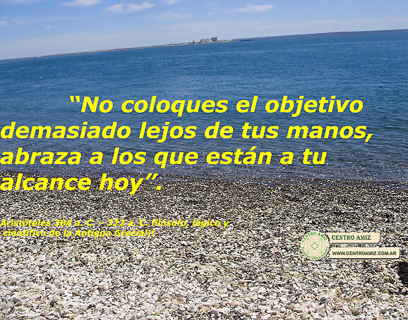 Frase de Aristoteles 384 a. C. – 322 a. C