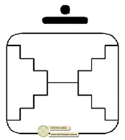 Calendario Maya Dia Verde Espejo Rítmico Blanco