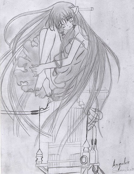 mi dibujo de chobits