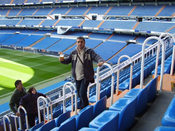 UNA CERVEZA EN EL BERNABEU