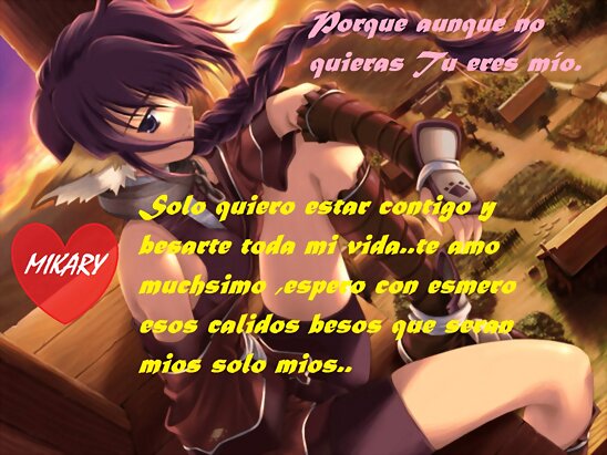 TU ERES MIO..(L)
