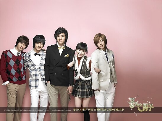Especial boys over flowers