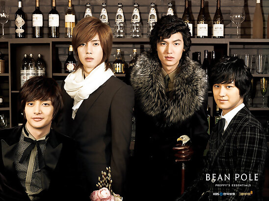 Especial boys over flowers