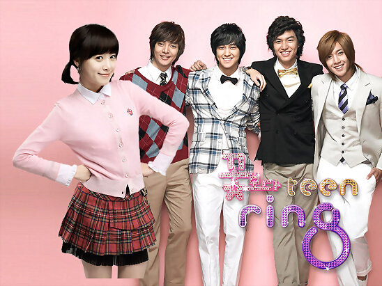Especial boys over flowers