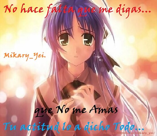 CUANDO TE DICEN QUE TE AMAN?