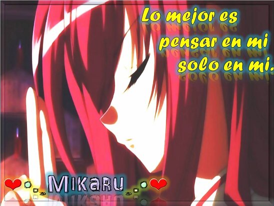 SOLO PENSAR EN MI...