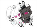 Las mascotas del Blog Shiro y Kuro