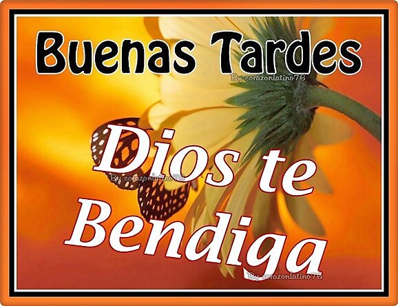 Buenas tardes