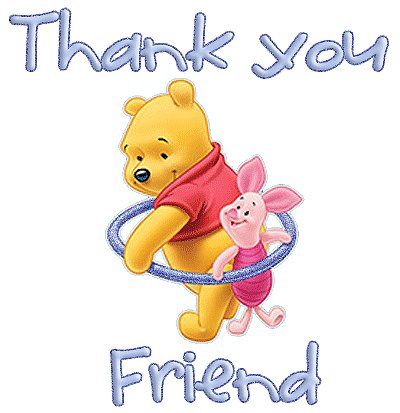 Gracias por tu amistad