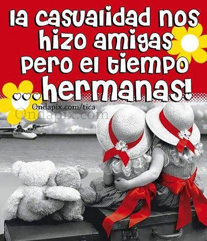 La casualidad nos hizo amigas