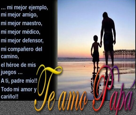Te amo papá