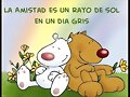 Gracias por tu amistad