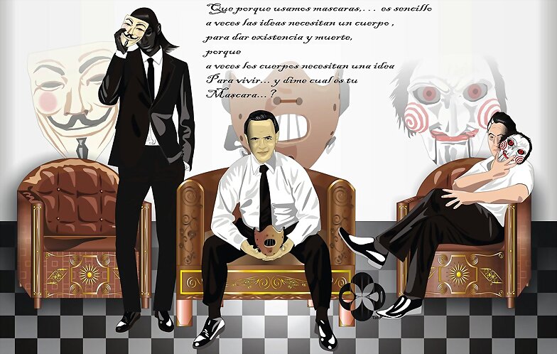 las tres mascaras de la muerte