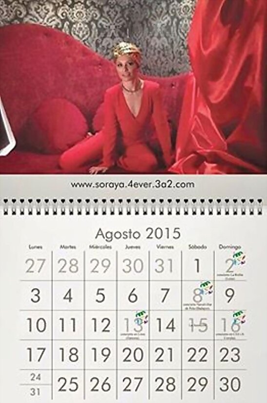 HOY MARTES 4-8-2015, FOTO CALENDARIO AGOSTO 2015