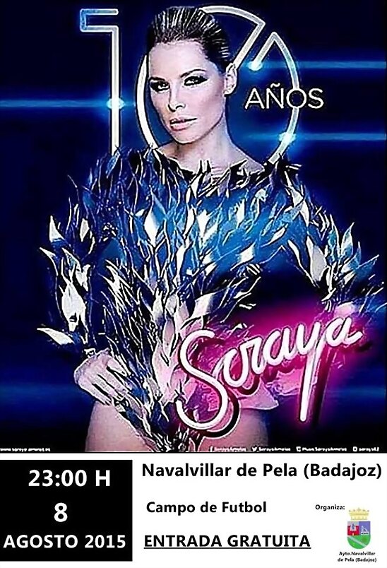 HOY SÁBADO 7-8-2015, CONCIERTO EN NAVALPILAR PELA