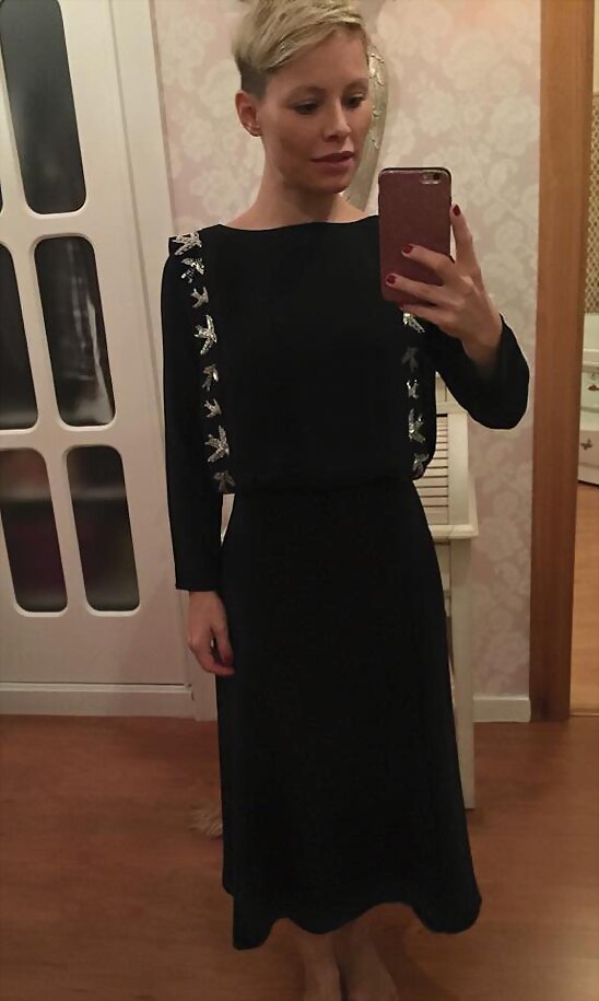 HOY MARTES 15-9-2015, FOTO DE SORY CON SU VESTIDO