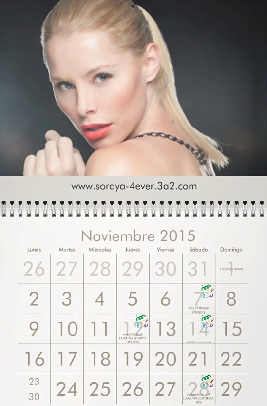 HOY LUNES 2-11-2015, CALENDARIO NOVIEMBRE 2015