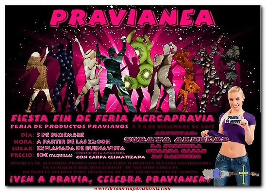 HOY SÁBADO 5-12-2015, CONCIERTO EN PRAVIA