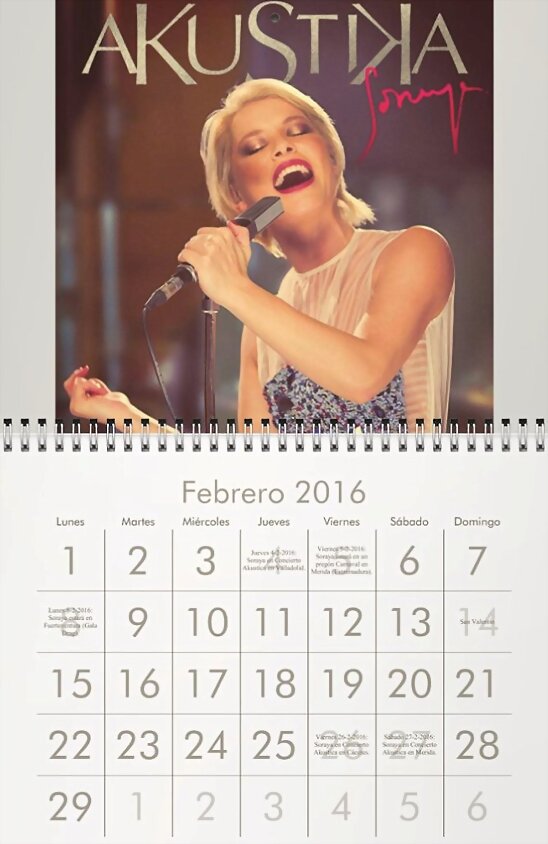 HOY LUNES 1-2-2016, CALENDARIO FEBRERO 2016