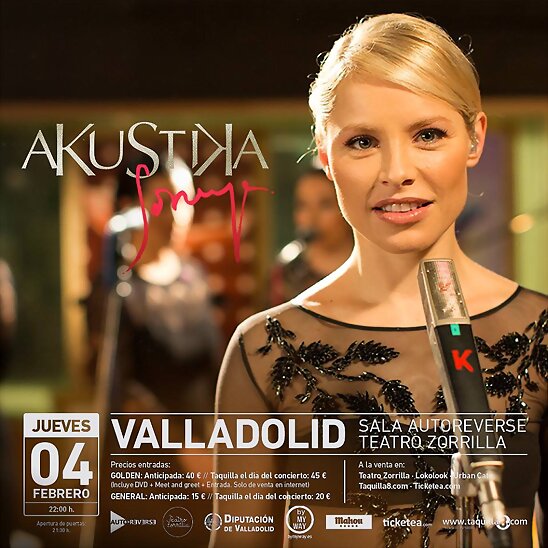 HOY JUEVES 4-2-2016, AKUSTICA EN VALLADOLID