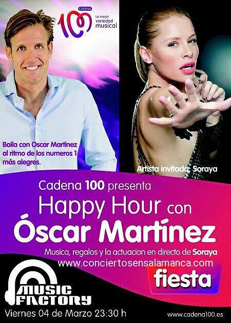 HOY VIERNES 4-3-2016, SORY EN MUSIC FACTORY