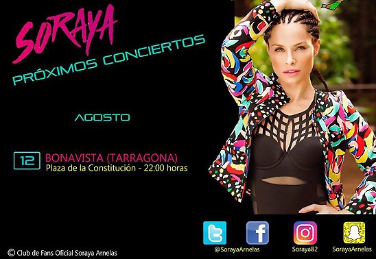 HOY VIERNES 12-8-2016, CONCIERTO EN TARRAGONA