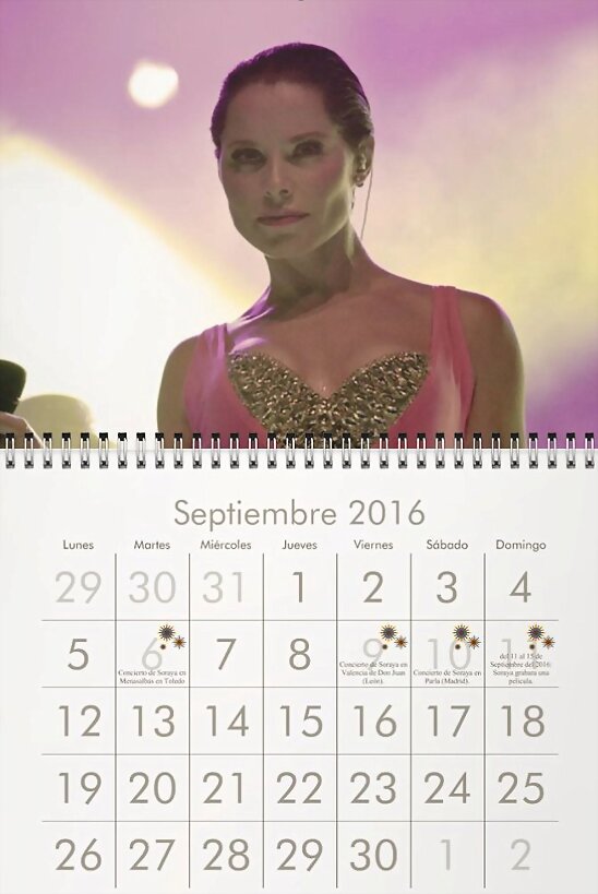 HOY JUEVES 1-9-2016, CALENDARIO SEPTIEMBRE 2016