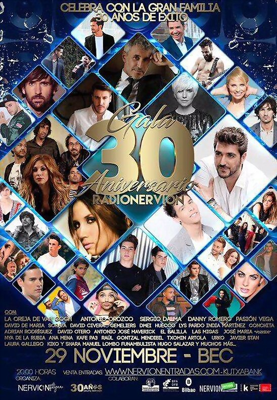 HOY MARTES 29-11-2016, SORY GALA RADIO NERVIÓN