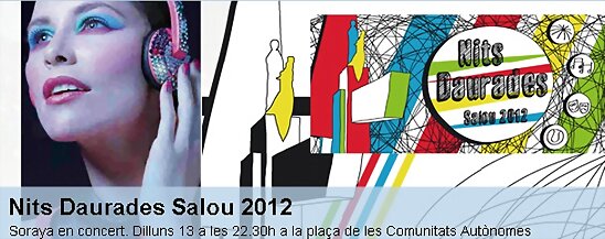 [HOY LUNES 13-8-2012, SORAYA EN CONCIERTO SALOU]