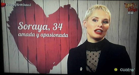 HOY JUEVES 20-4-2017, FOTO DE SORY AYER EN TV