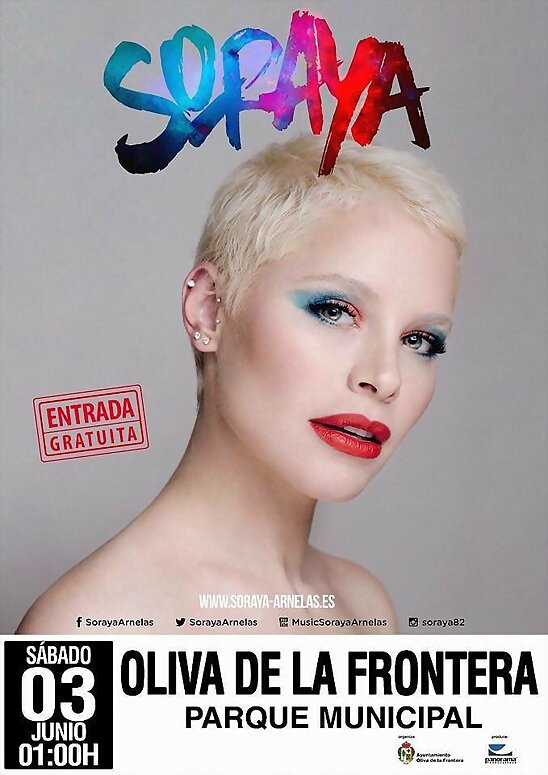 HOY SÁBADO 3-6-2017, CONCIERTO EN OLIVA FRONTERA