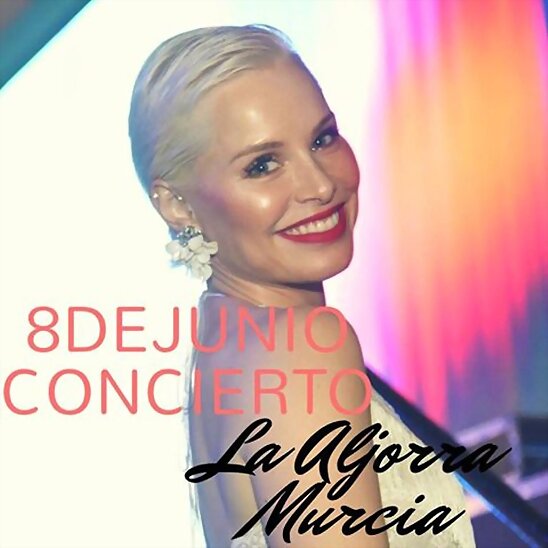 HOY JUEVES 8-6-2017, CONCIERTO EN ALJORRA (MURCIA)