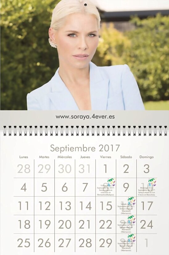 HOY VIERNES 1-9-2017, CALENDARIO SEPTIEMBRE 2017
