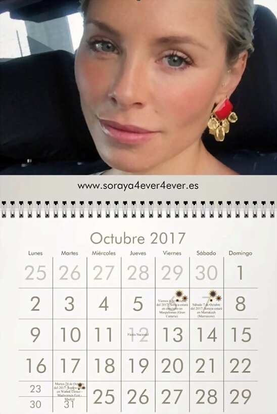 HOY MARTES 3-10-2017, CALENDARIO OCTUBRE 2017