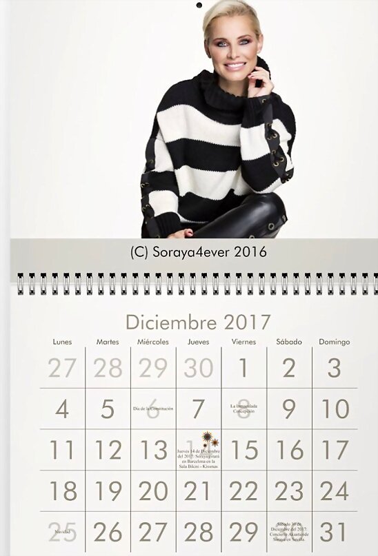 HOY LUNES 4-12-2017, CALENDARIO DICIEMBRE 2017