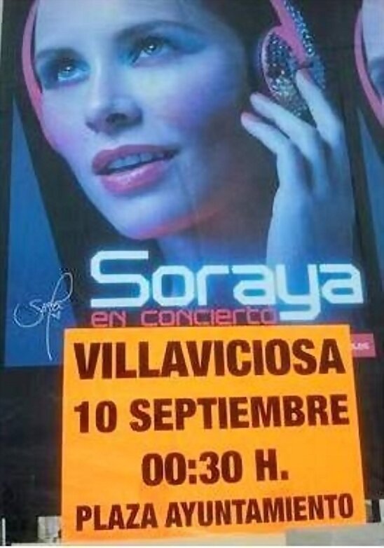 HOY LUNES 10-9-2012, CARTEL CONCIERTO VILLAVICIOSA