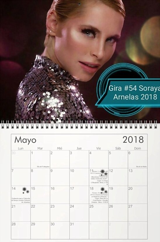 HOY MIÉRCOLES 2-5-2018,CALENDARIO MAYO 2018