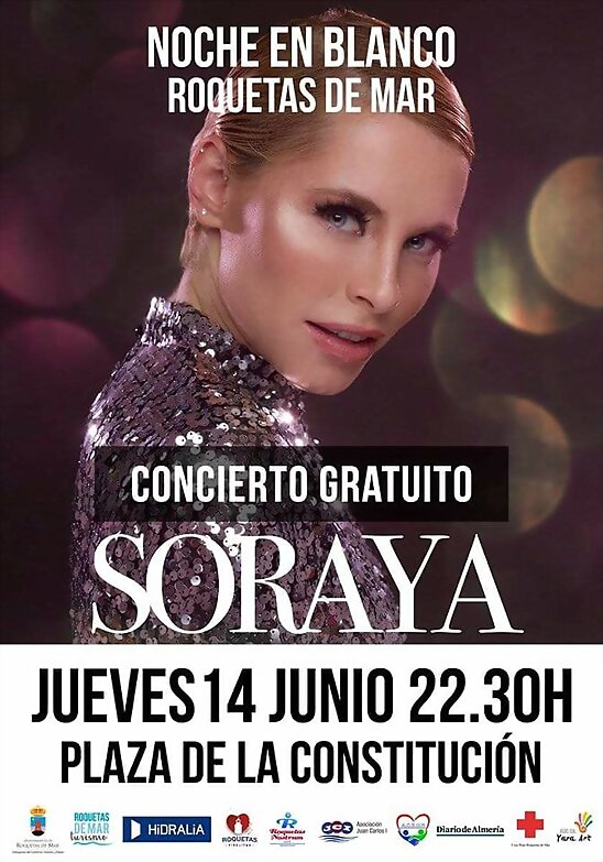 HOY JUEVES 14-6-2018, CONCIERTO EN ROQUETAS DE MAR