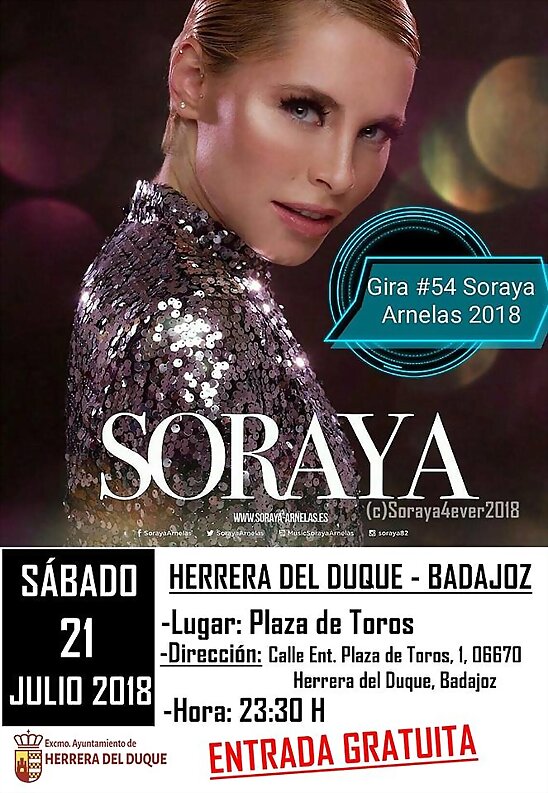HOY SÁBADO 21-7-2018, CONCIERTO EN HERRERA  DUQUE