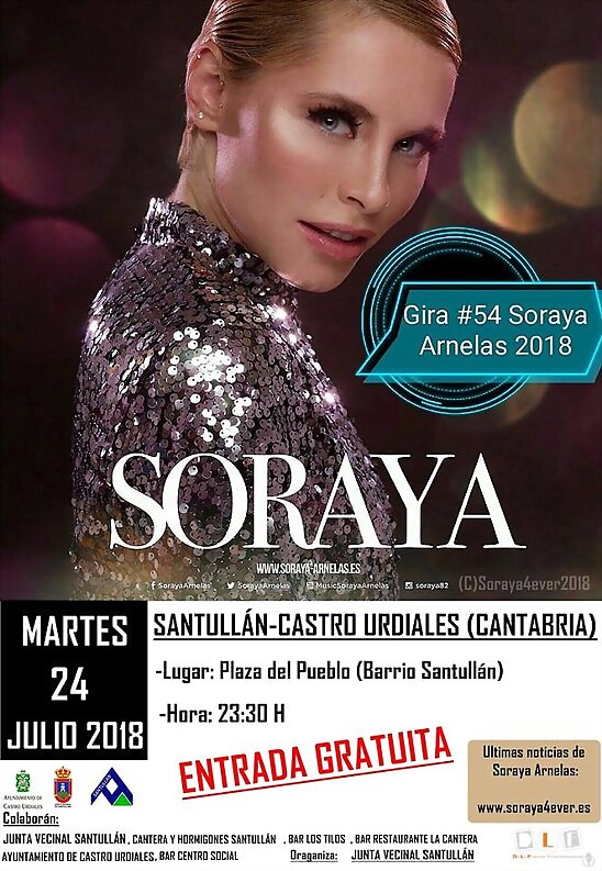 HOY MARTES 24-7-2018, CONCIERTO EN SANTULLÁN