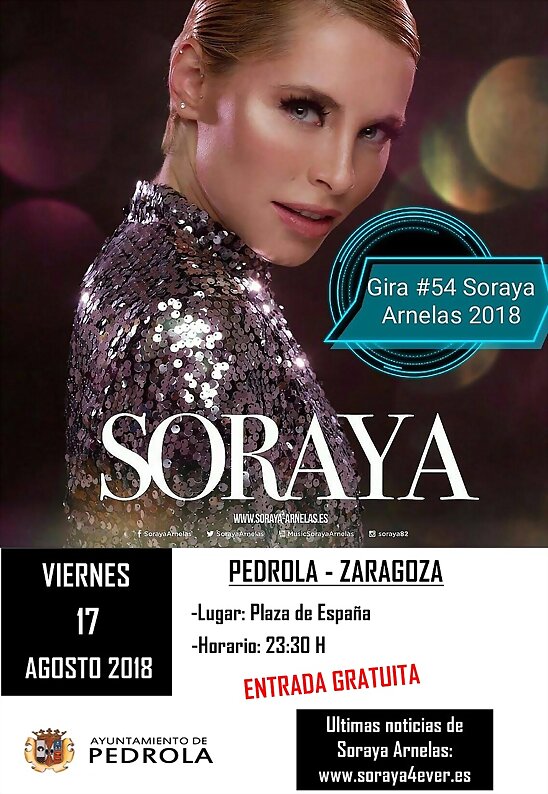 HOY VIERNES 17-8-2018, CONCIERTO EN PEDROLA