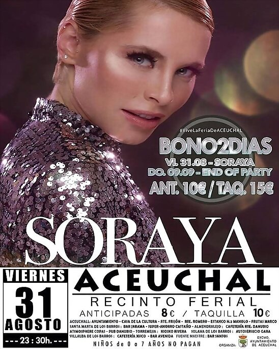 HOY VIERNES 31-8-2018, CONCIERTO EN ACEUCHAL