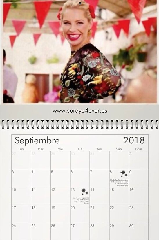 HOY JUEVES 6-9-2018, CALENDARIO SEPTIEMBRE 2018