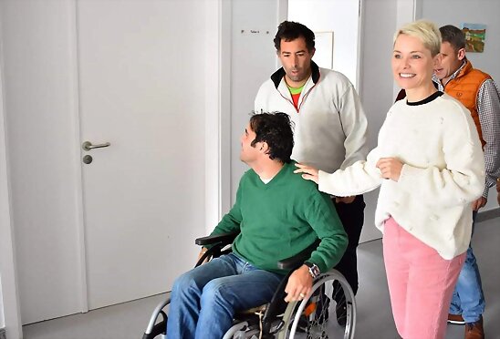 HOY MIÉRCOLES 14-11-2018, FOTO DE SORAYA CON AIDIM