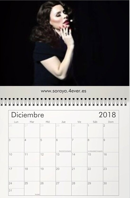HOY MARTES 4-12-2018, CALENDARIO DICIEMBRE 2018