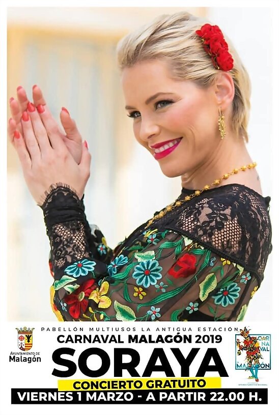 HOY VIERNES 1-3-2019, CONCIERTO DE SORAYA MALAGÓN