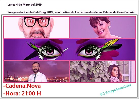 HOY LUNES 4-3-2019, SORY EN LA GALADRAG 2019 PALMA