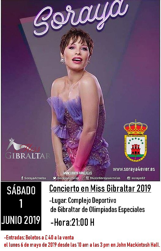HOY SÁBADO 1-6-2019,CONCIERTO EN GIBRALTAR