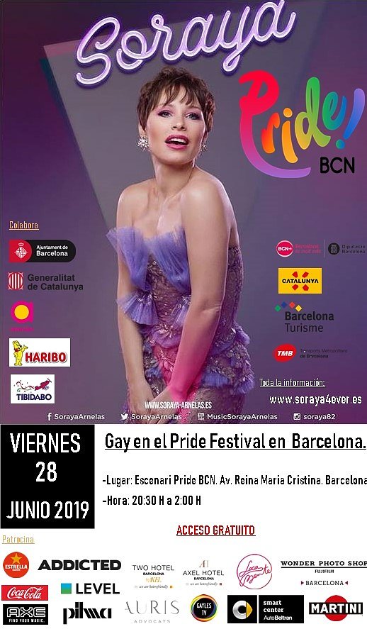 HOY VIERNES 28-6-2019, CONCIERTO DE SORY EN BCN