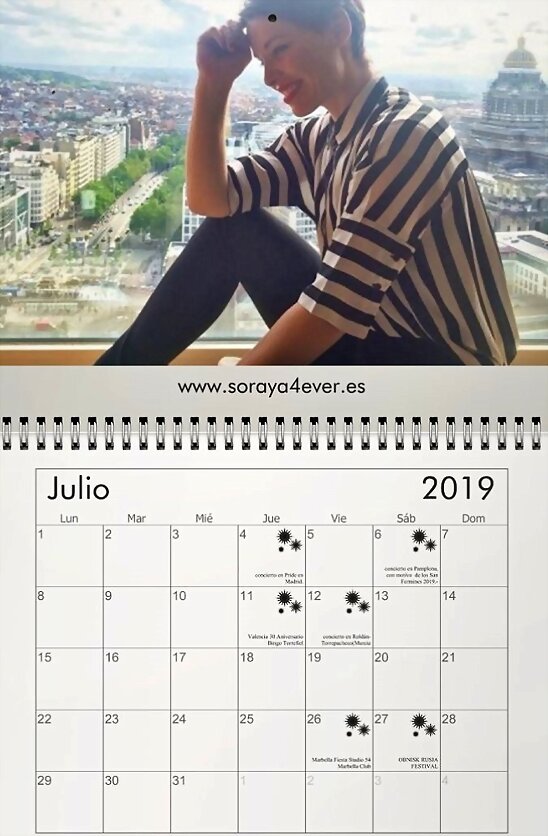 HOY LUNES 1-7-2019, CALENDARIO  JULIO 2019